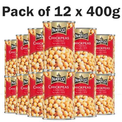 Natco Canned Chick Peas 12x400g