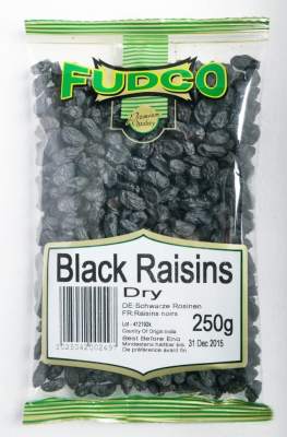 Fudco Black Raisins 250g
