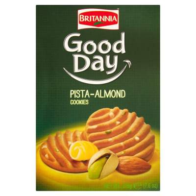 Britannia Pista-Almond Biscuits (Large Pack) 200g