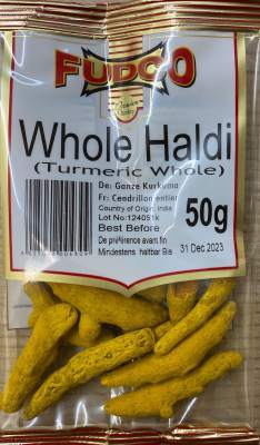 Fudco Whole Haldi (Whole Turmeric) 50g