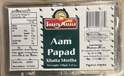 Soarth Aam Papad (Khatta Meetha) 150g