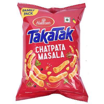 Haldiram's TakaTak Chatpata Masala Crisps Family Pack 100g *BRAND NEW*