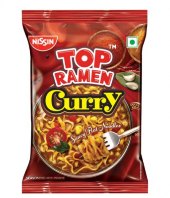 Nissin Top Ramen Curry Noodles 50g (PACK OF 10)