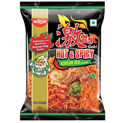 Buy Nissin Nissin Geki - Hot & Spicy Korean Veg Flavour Online at Best  Price of Rs 128.48 - bigbasket