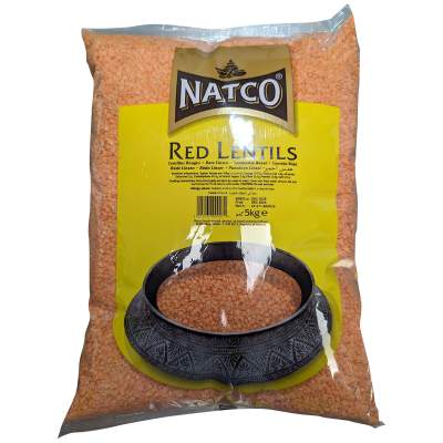Natco Premium Masoor Dall (Red Lentils) 5kg